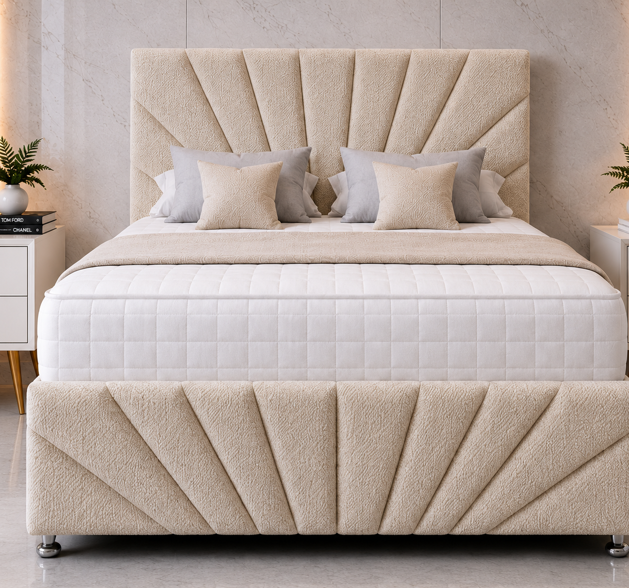 Falcon Divan Bed with Headboard & Footboard