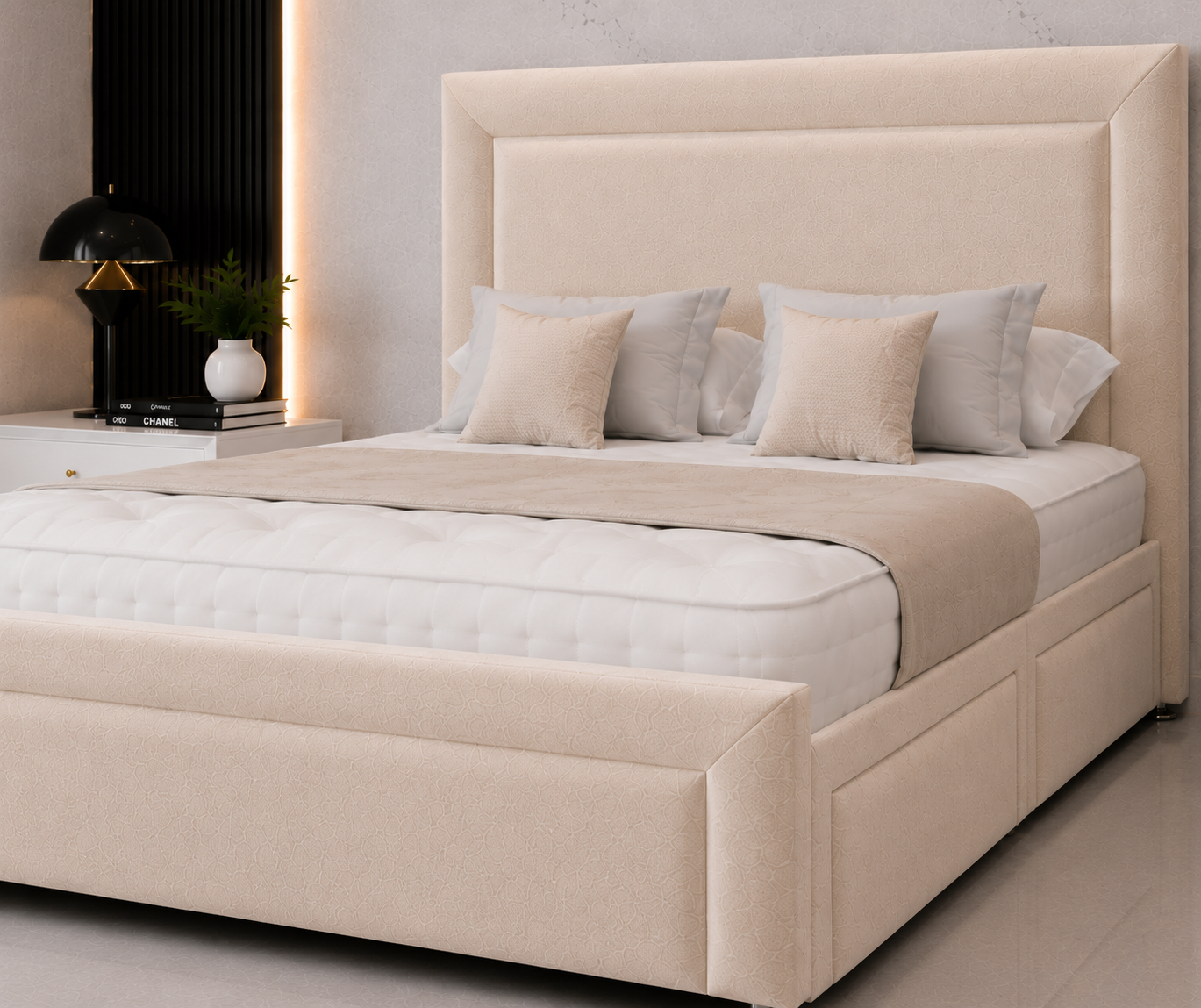 Tokyo Divan Bed with Headboard & Footboard
