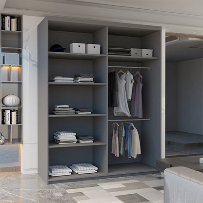 JAMAJKA SLIDING WARDROBE BLACK 150cm/203cm