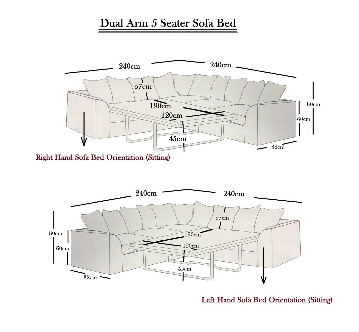 Simba 5 Seater Corner Sofa