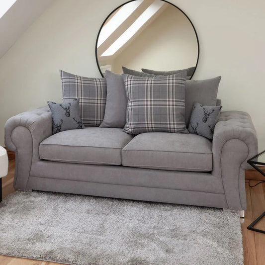 Verona 3 Seater Scatter Back Sofa Set  Stylish & Comfortable Living Room Sofas