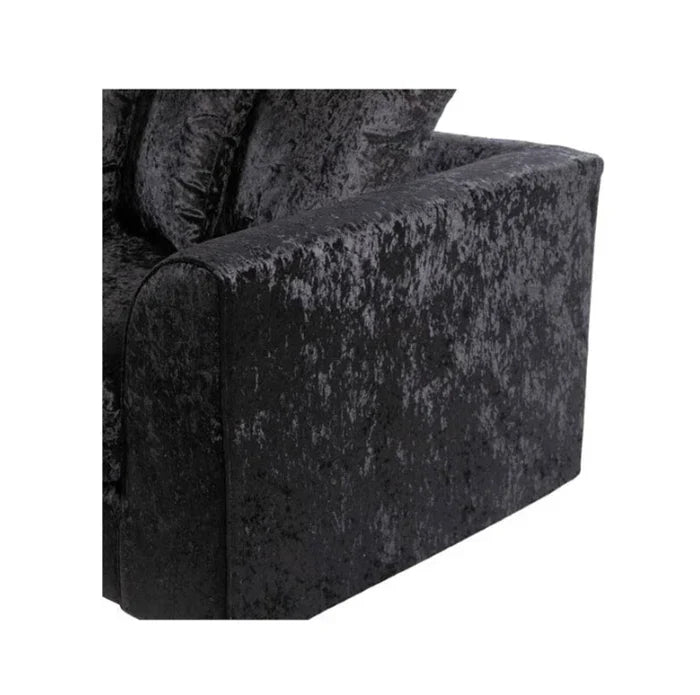 Dylan Crush Velvet 4 Seater Single Arm Left Right Hand Corner Sofa
