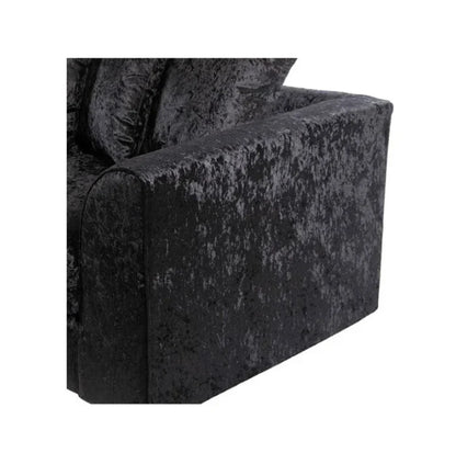 Dylan Crush Velvet 4 Seater Single Arm Left Right Hand Corner Sofa