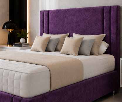 Akira Divan Bed with Headboard & Footboard