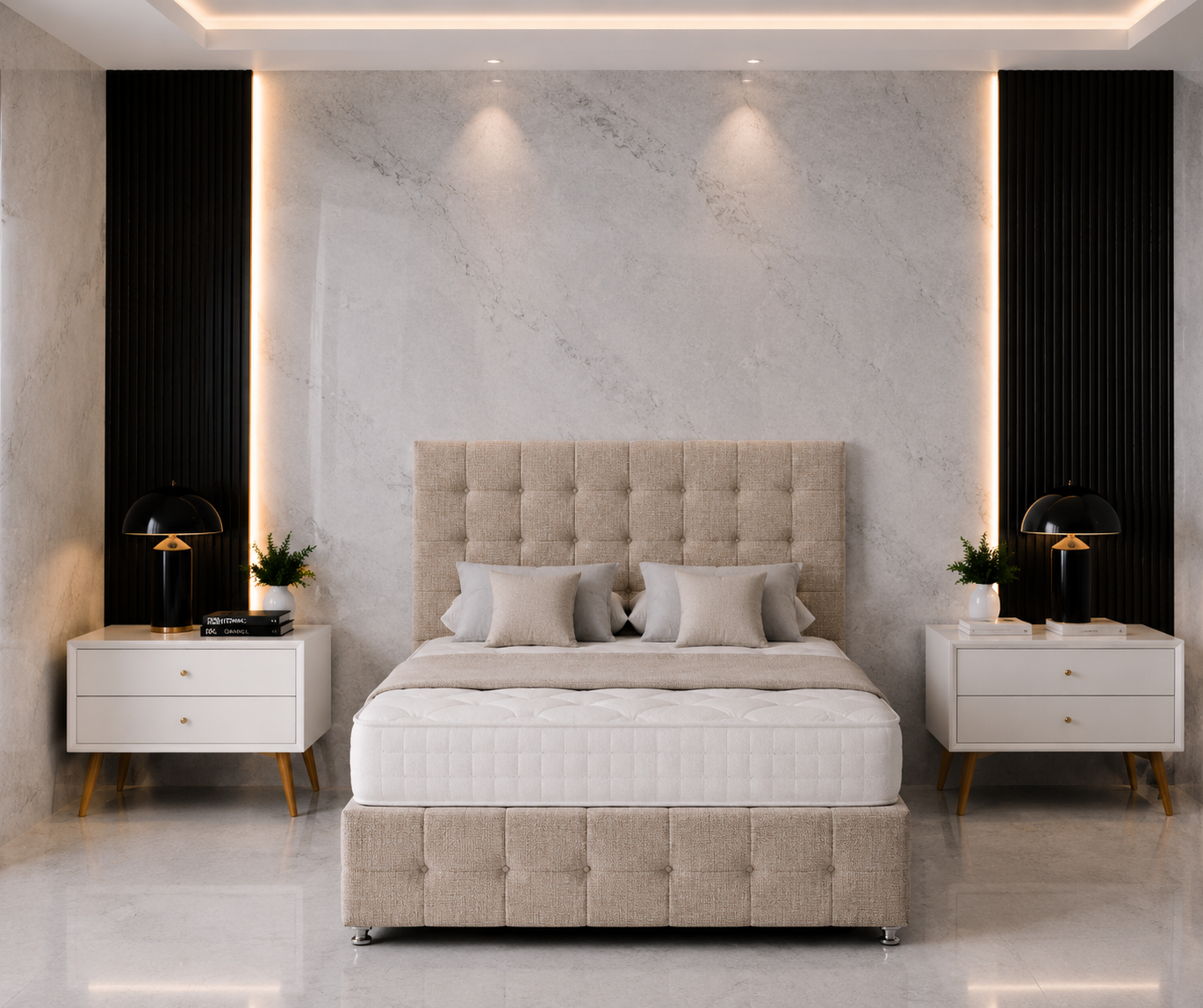 Ashford Divan Bed with Headboard & Footboard