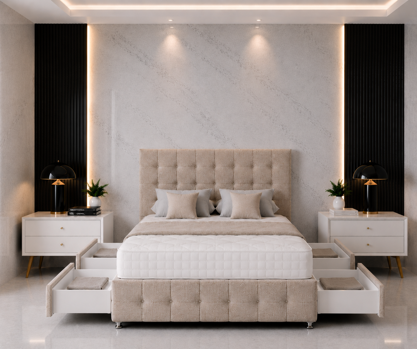 Ashford Divan Bed with Headboard & Footboard