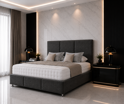 Ash Divan Bed with Headboard & Footboard