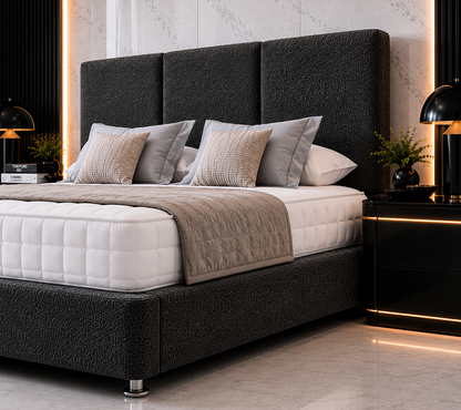 Ash Divan Bed with Headboard & Footboard