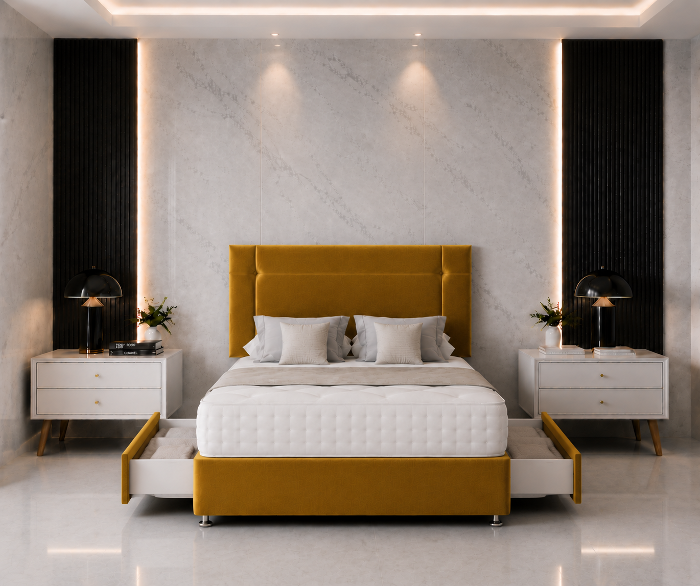 Astro Divan Bed  with Drawer