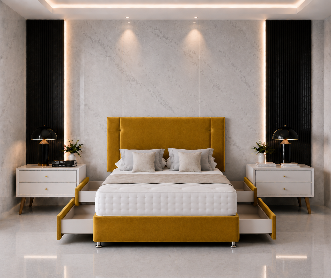 Astro Divan Bed  with Drawer