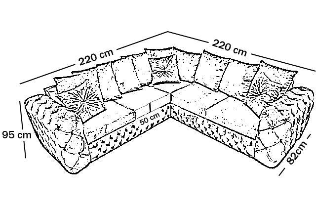 Ashton 5 Seater Corner Sofa