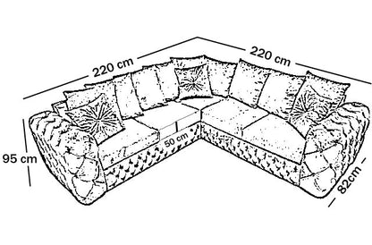Ashton 5 Seater Corner Sofa