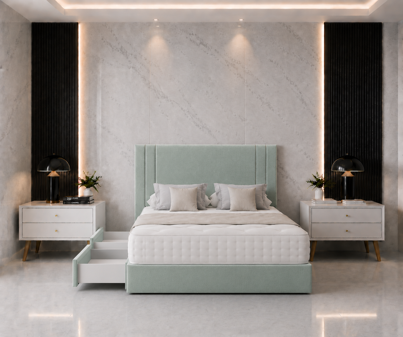 Bambi Divan Bed  with Drawer