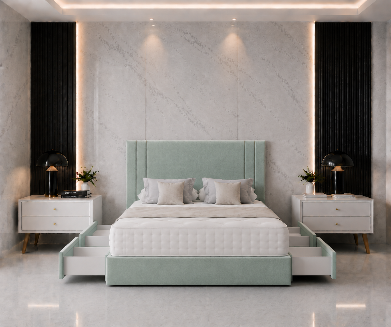 Bambi Divan Bed  with Drawer