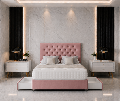 Chesterfield Divan Bed  with drawer