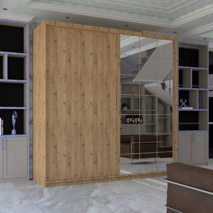 COLLIN VOTAN BLACK SLIDING WARDROBE 200/250cm
