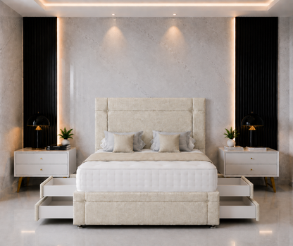 Elektra Divan Bed with Headboard & Footboard