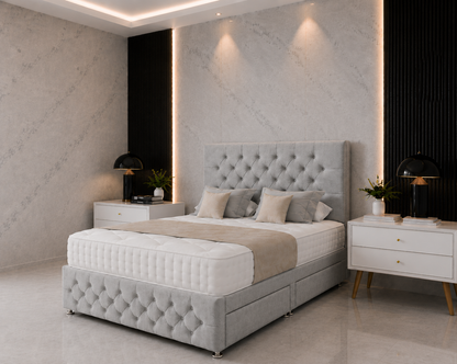 Ella Divan Bed with Headboard & Footboard