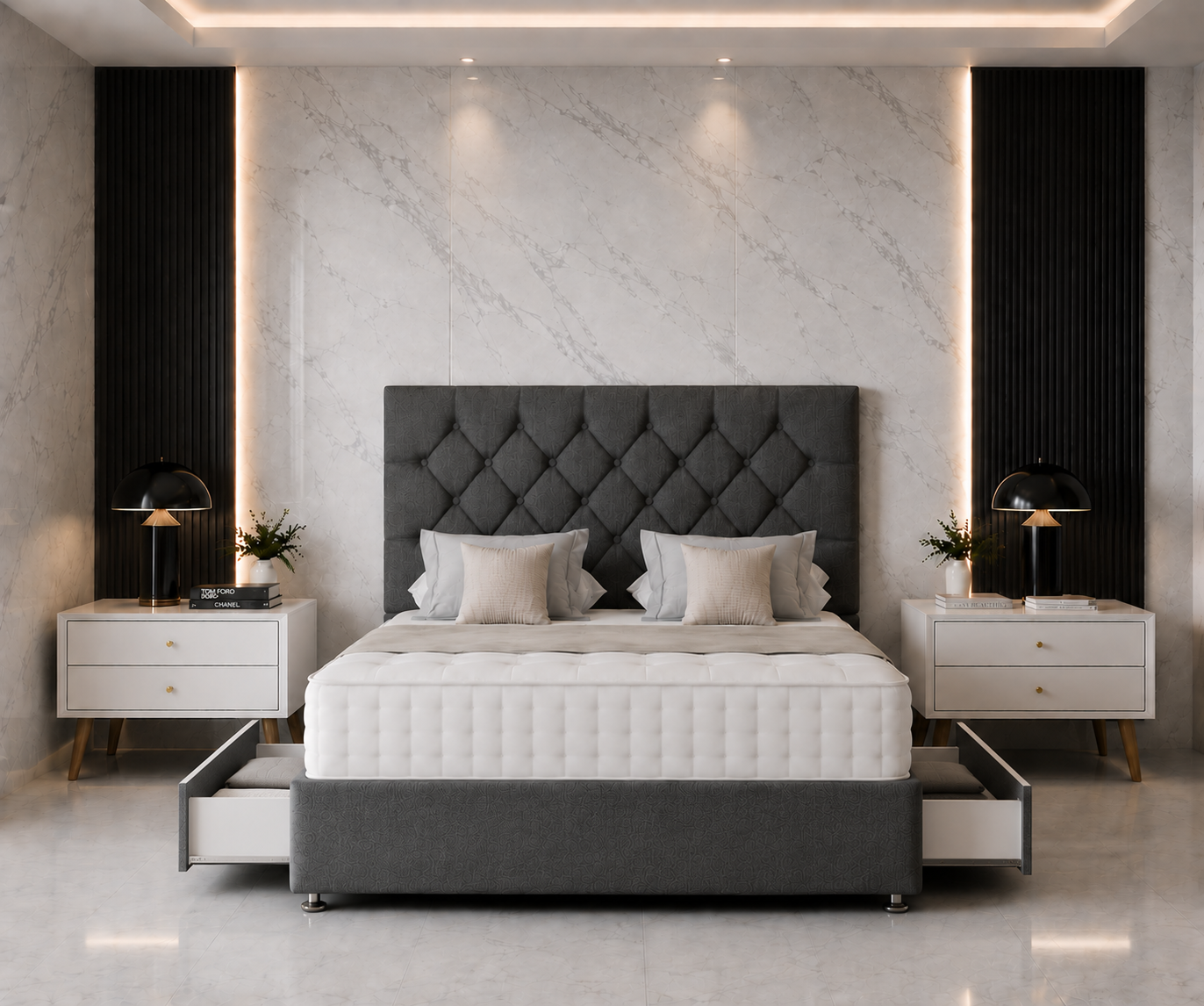 Elsa Divan Bed with Drawer