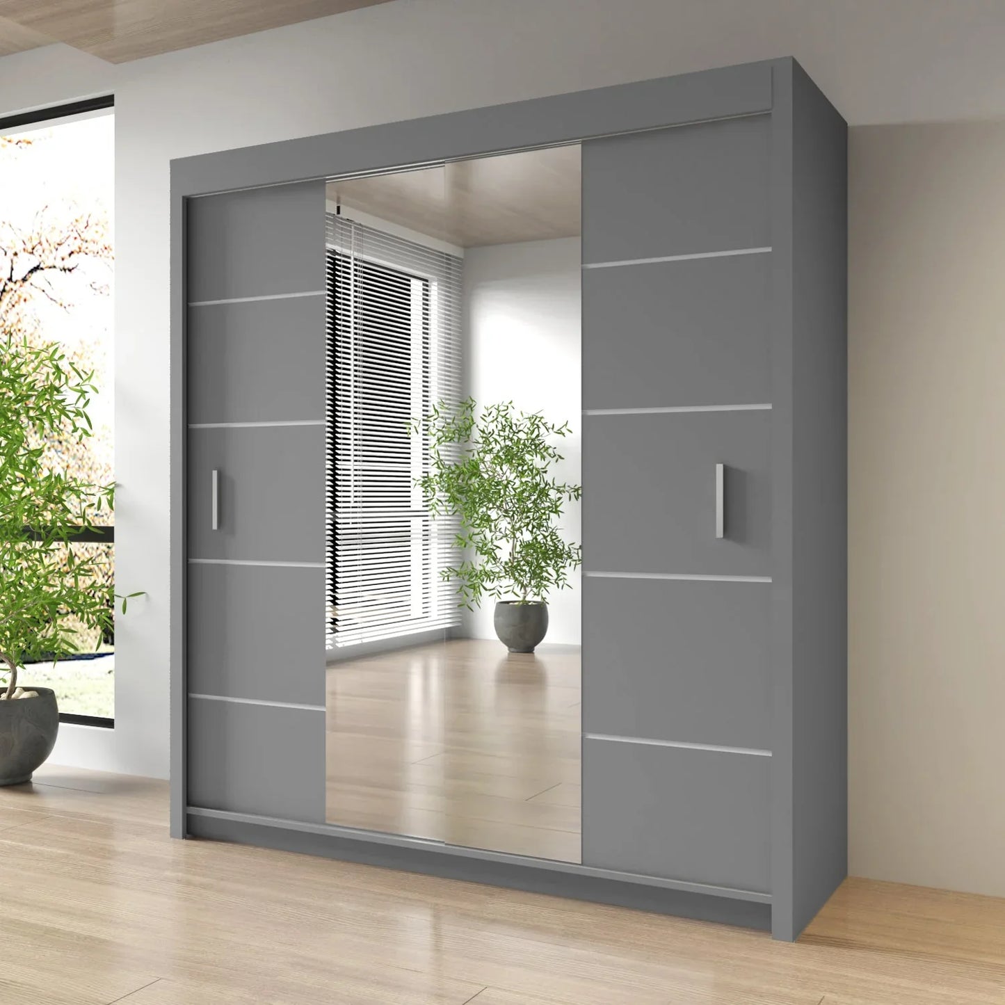 Lisboan Mirror Sliding Wardrobe