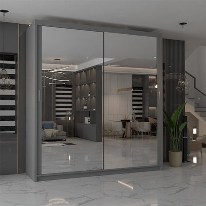 CHICAGO WHITE WARDROBE 90/100/120/150/180/203cm