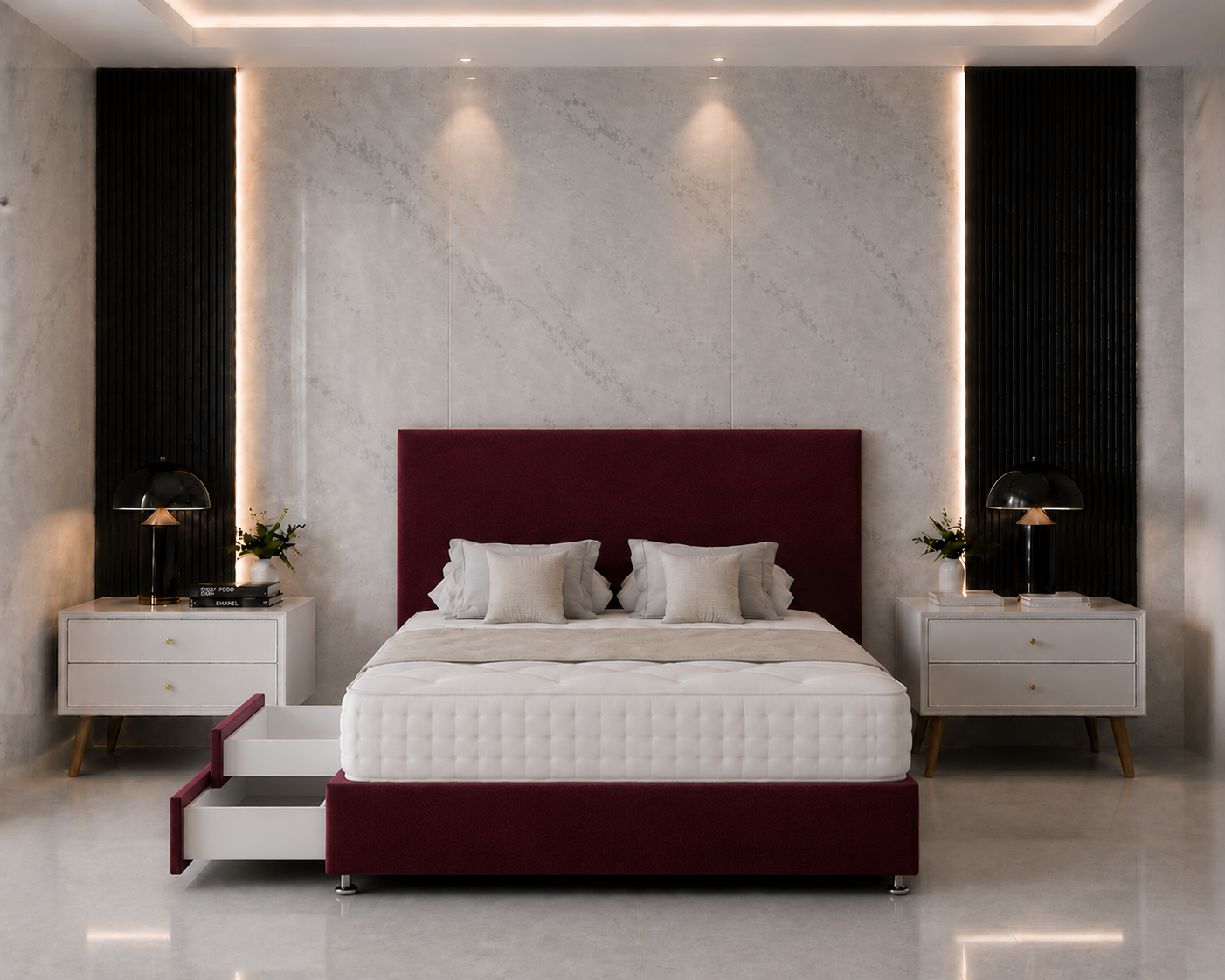 Hana Divan Bed with Drawer