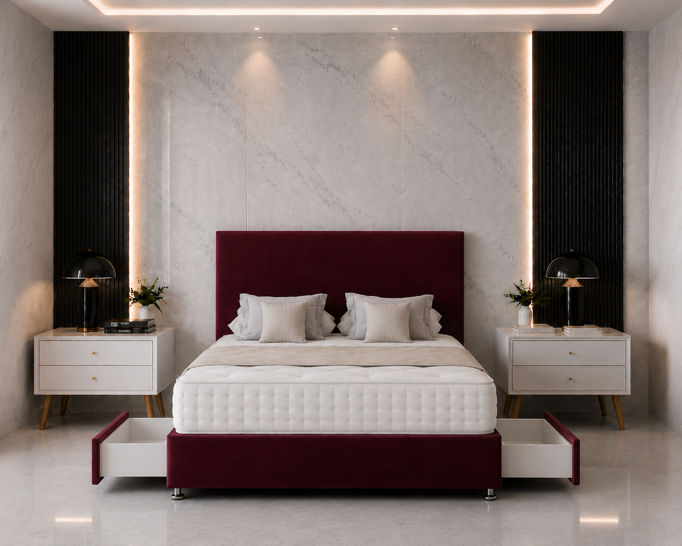 Hana Divan Bed with Drawer