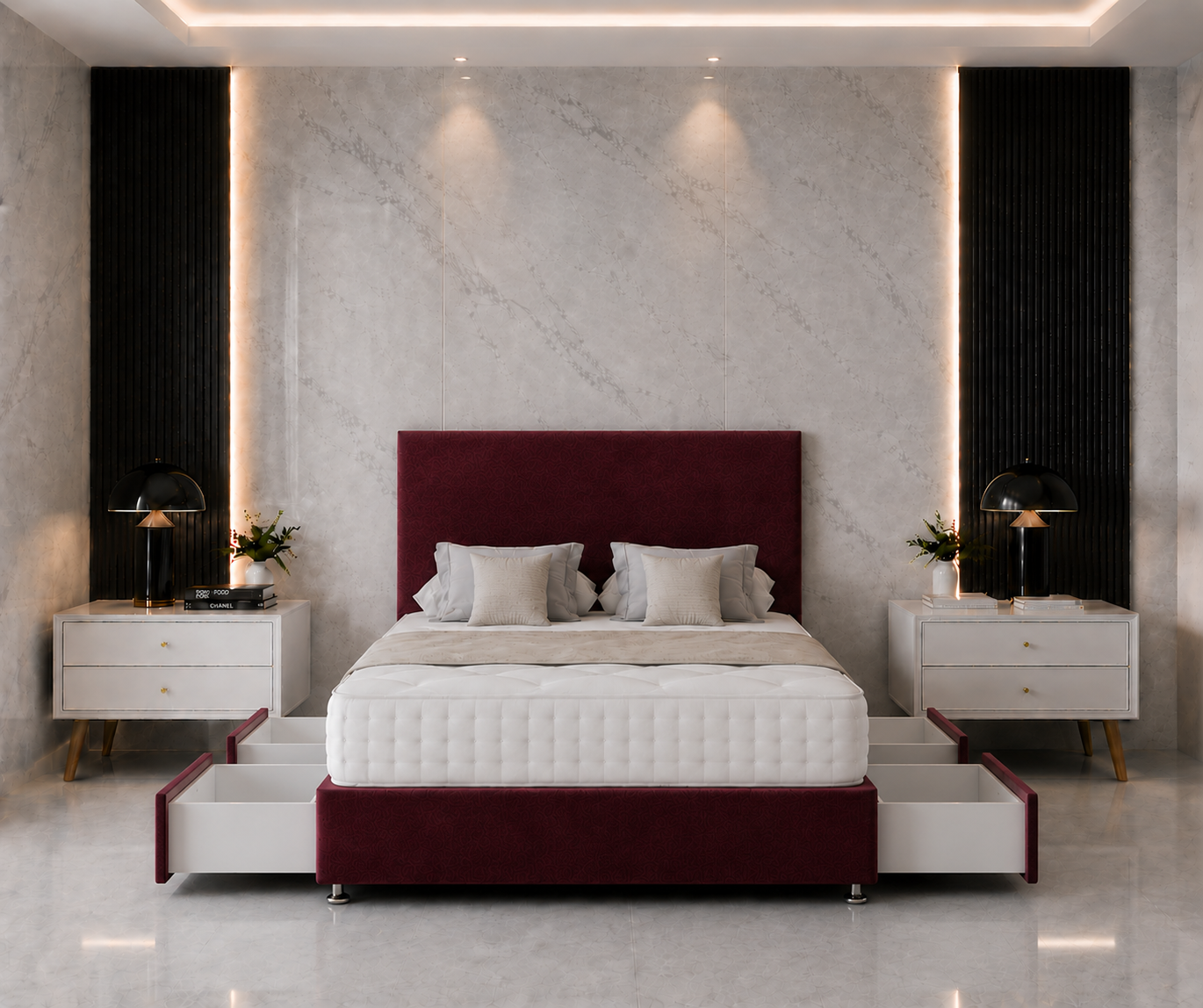 Hana Divan Bed with Drawer