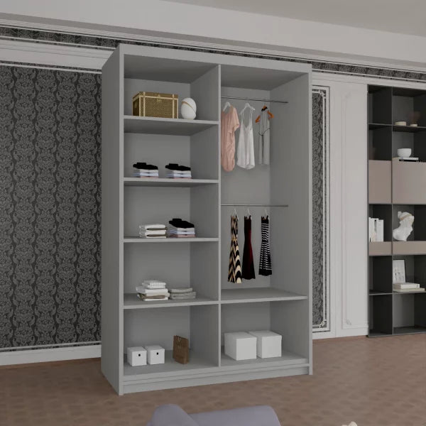 HOUSTON SLIDING WARDROBE 100cm/120cm/150cm/180cm/203cm