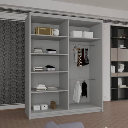 HOUSTON SLIDING WARDROBE 100cm/120cm/150cm/180cm/203cm