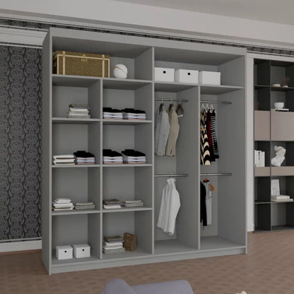 HOUSTON SLIDING WARDROBE 100cm/120cm/150cm/180cm/203cm