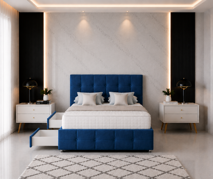 Hydra Divan Bed with Headboard & Footboard
