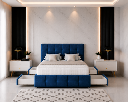 Hydra Divan Bed with Headboard & Footboard
