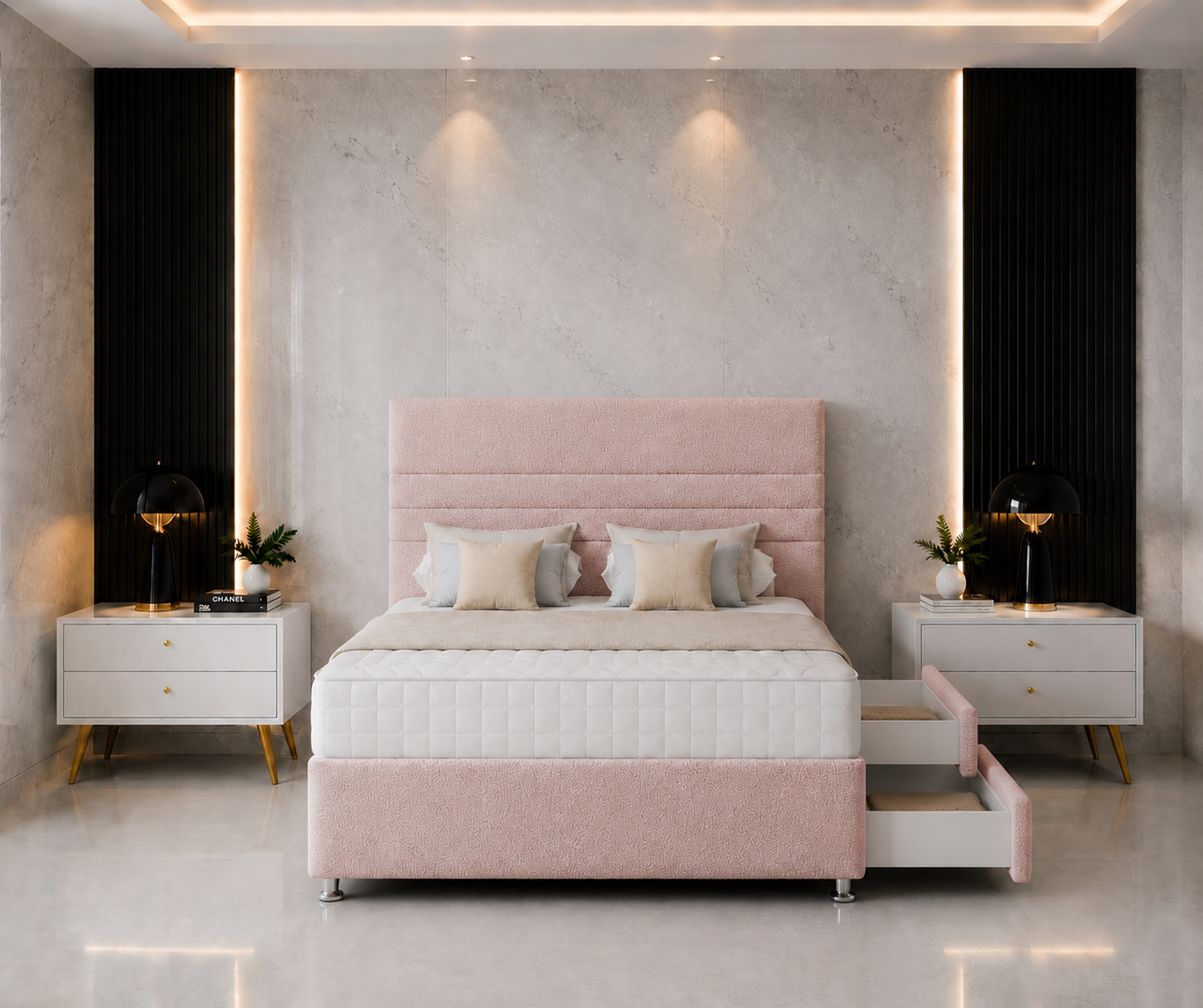 Isabela Divan Bed  with Drawer
