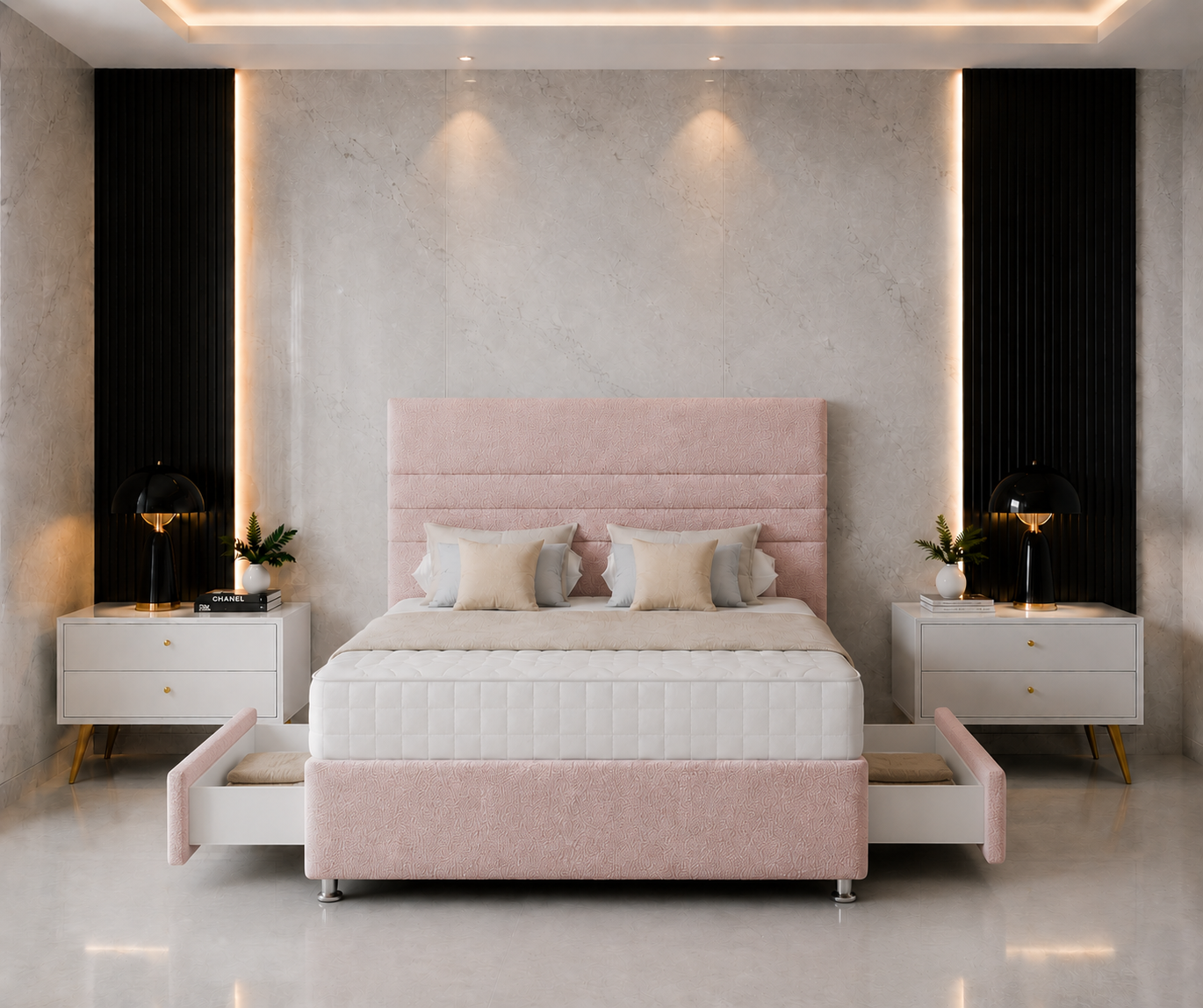 Isabela Divan Bed  with Drawer