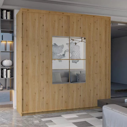 JAMAJKA SLIDING WARDROBE BLACK 150cm/203cm
