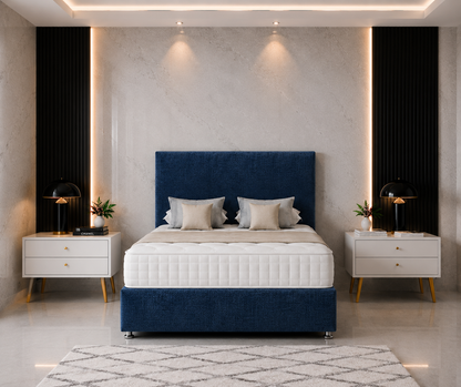 Leah Divan Bed with Headboard & Footboard