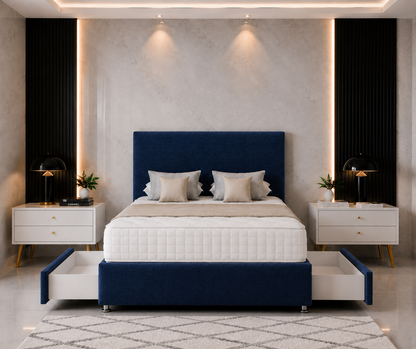 Leah Divan Bed with Headboard & Footboard