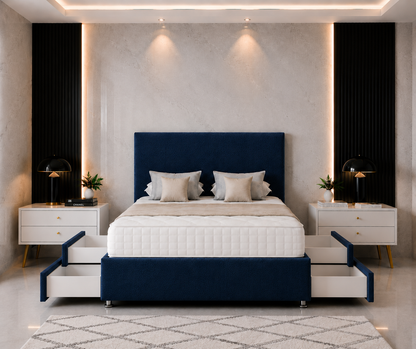 Leah Divan Bed with Headboard & Footboard