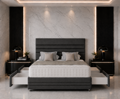 Lincoln Divan Bed with Headboard & Footboard