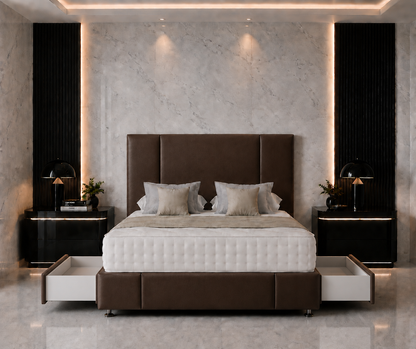 Lotus Divan Bed with Headboard & Footboard
