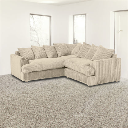 Liverpool Jumbo 5 Seater Wide Armrests With Footstool High quality Fabric Sofa