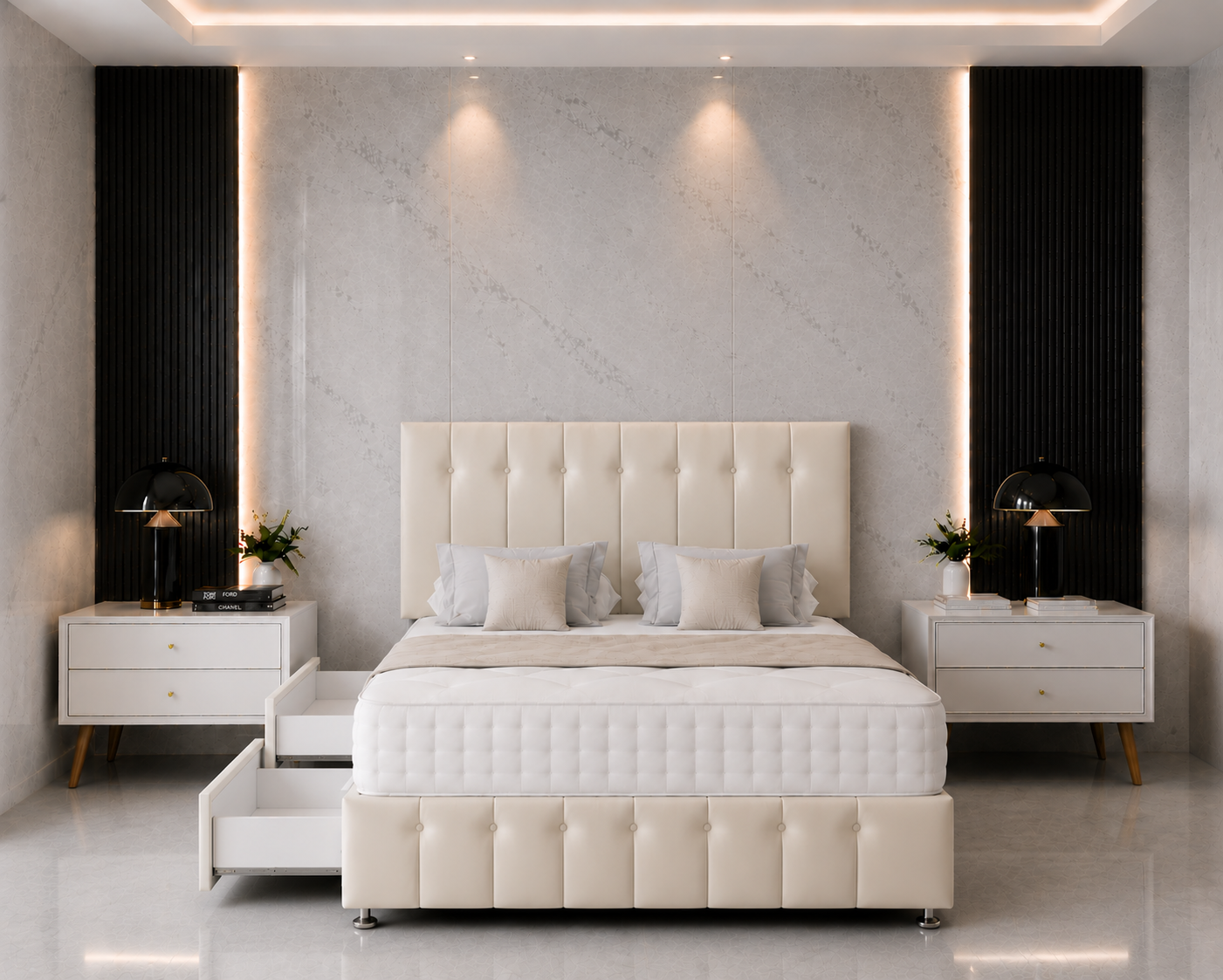 Oakland Divan Bed with Headboard & Footboard