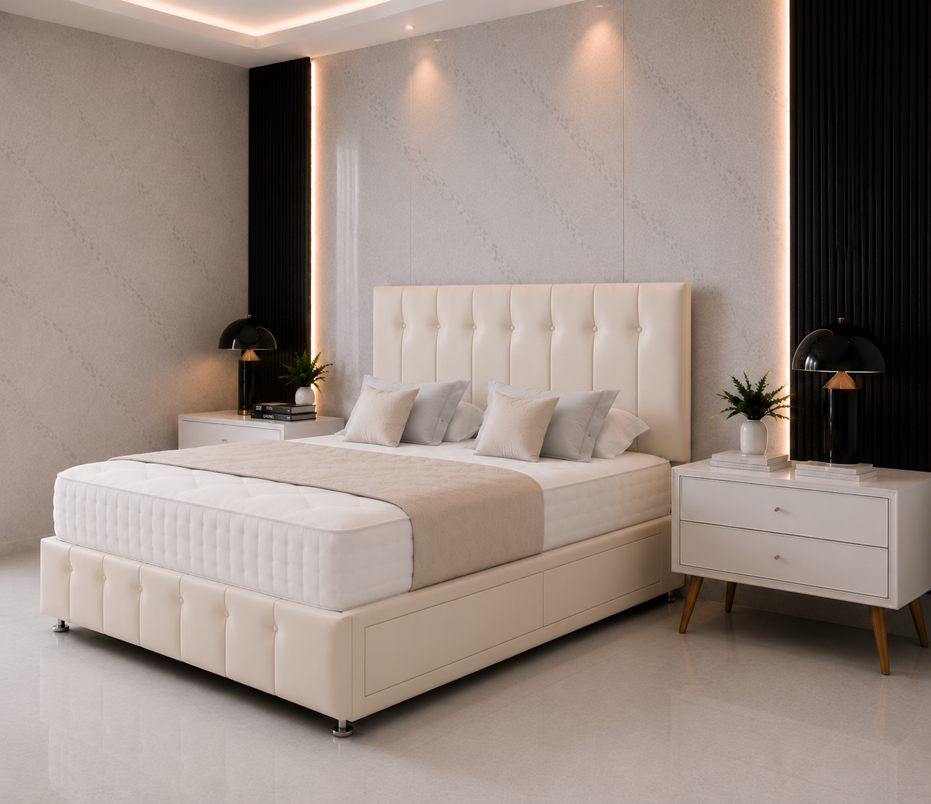 Oakland Divan Bed with Headboard & Footboard