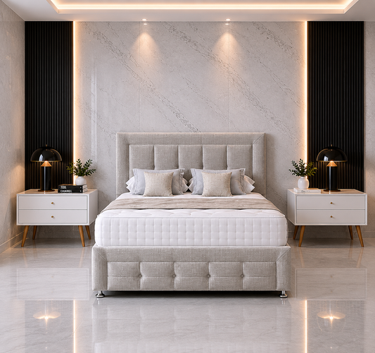 Ruby Divan Bed with Headboard & Footboard