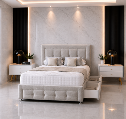 Ruby Divan Bed with Headboard & Footboard