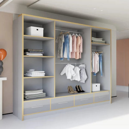 SYDNEY HIGH GLOSS WARDROBE 203cm/253cm
