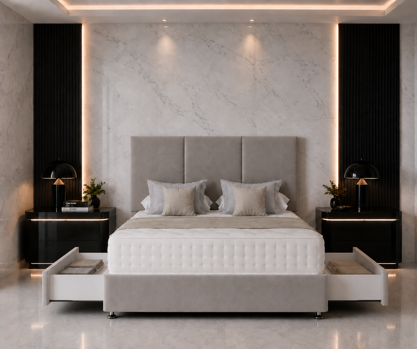 Vienna Divan Bed with Drawer