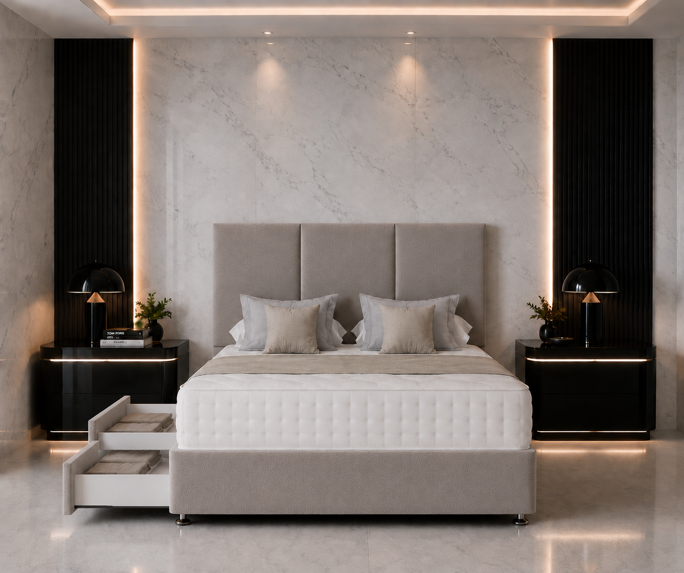 Vienna Divan Bed with Drawer