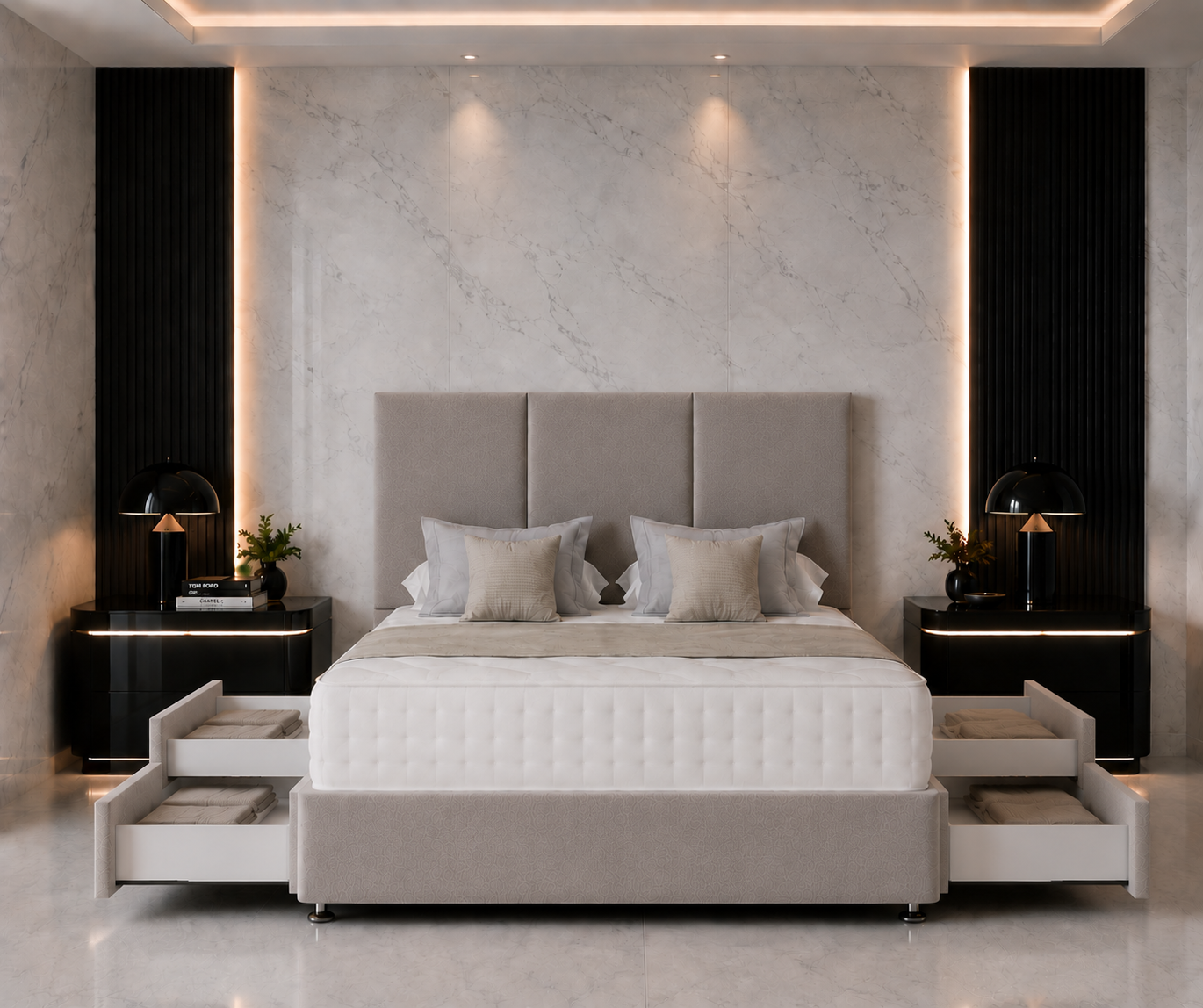 Vienna Divan Bed with Drawer